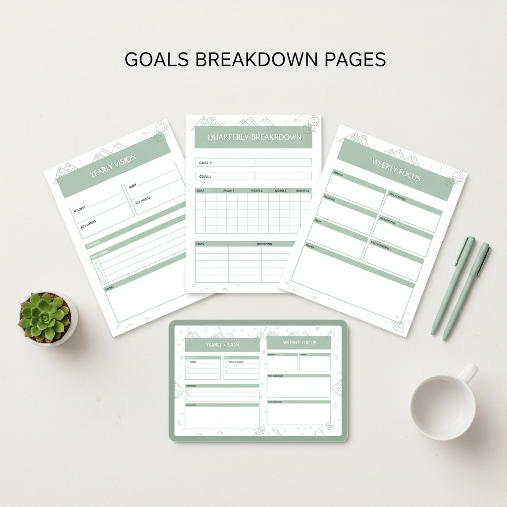 Goals Breakdown Pages