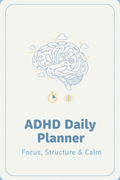ADHD Daily Planner Cover