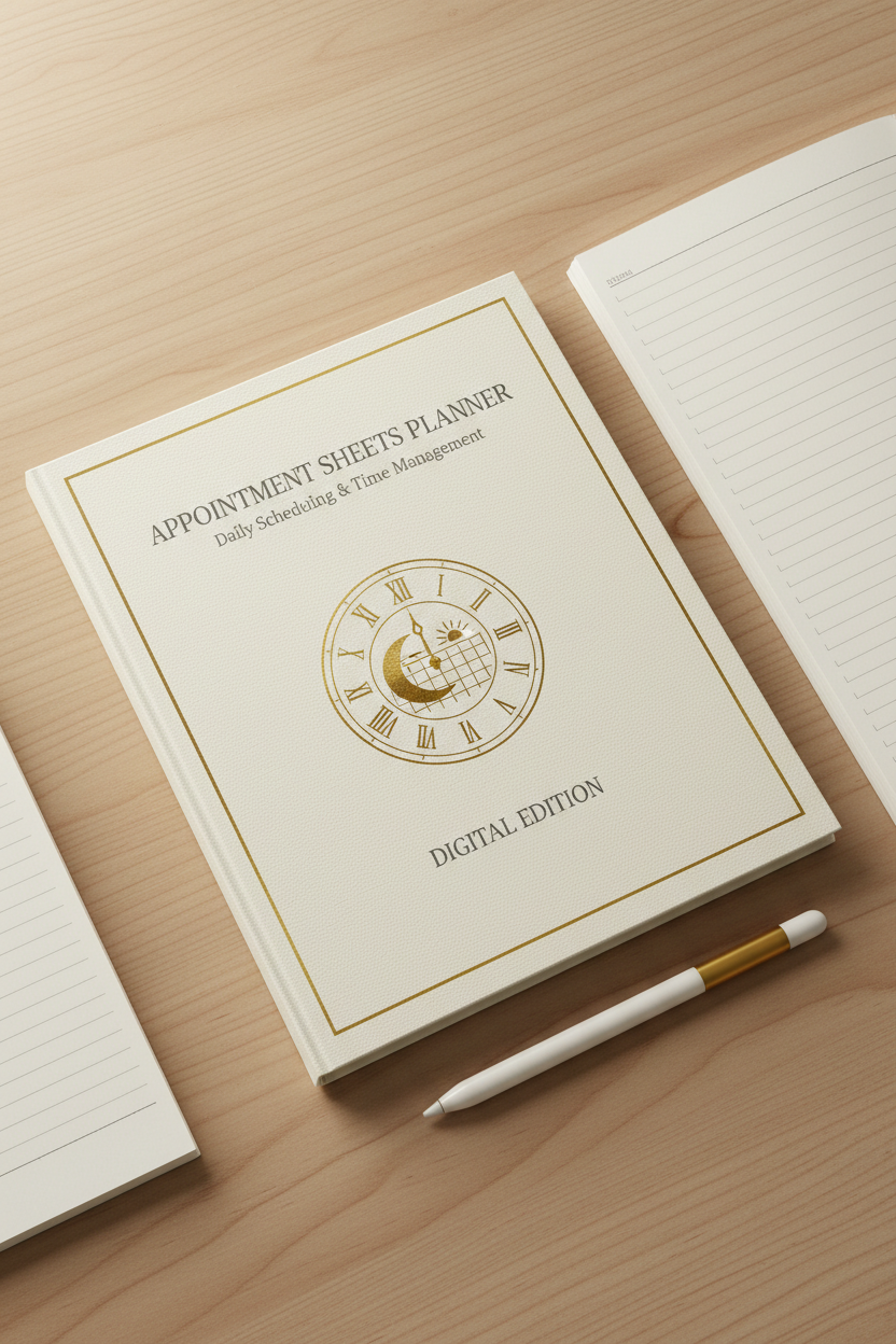 Appointment Sheets Planner Cover