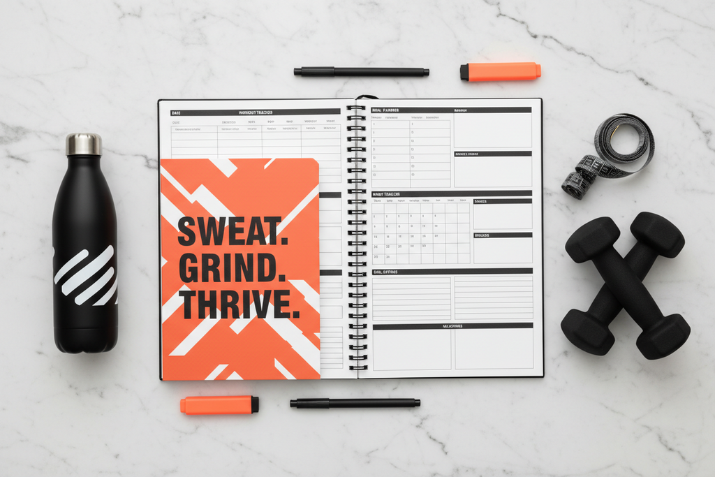 Progress Tracker Fitness Planner Bundle