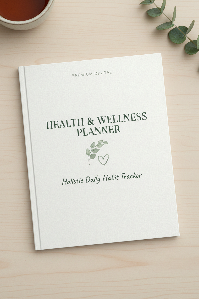 Health & Wellness Planner Cover