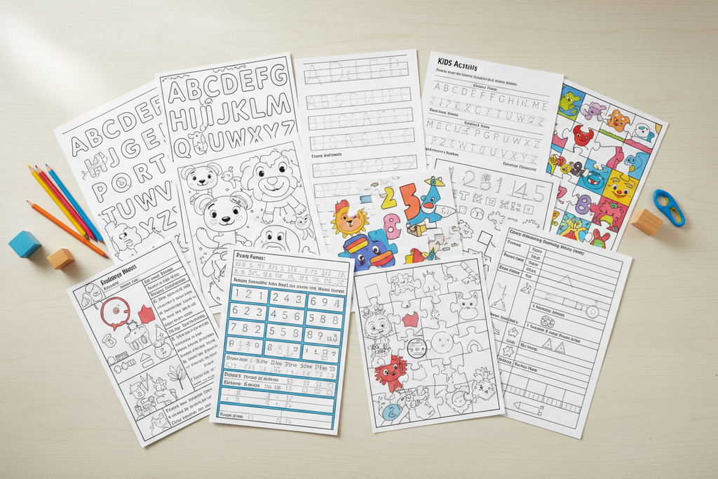 Kids Activities Printable Bundle