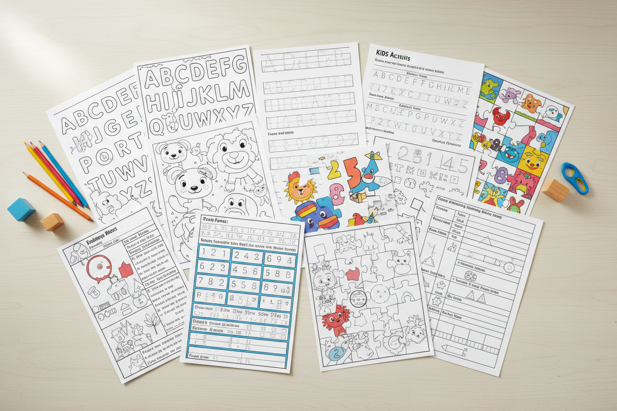 Kids Activities Printable Bundle