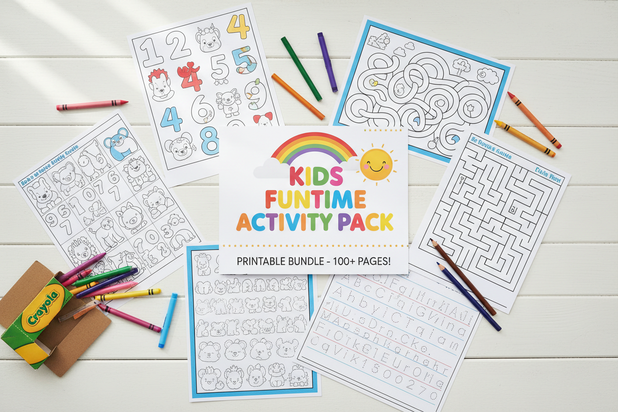 Kids Activities Printable Bundle