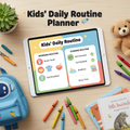 Kids' Daily Routine Planner Mockup