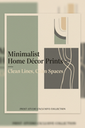 Minimalist Home Décor Prints