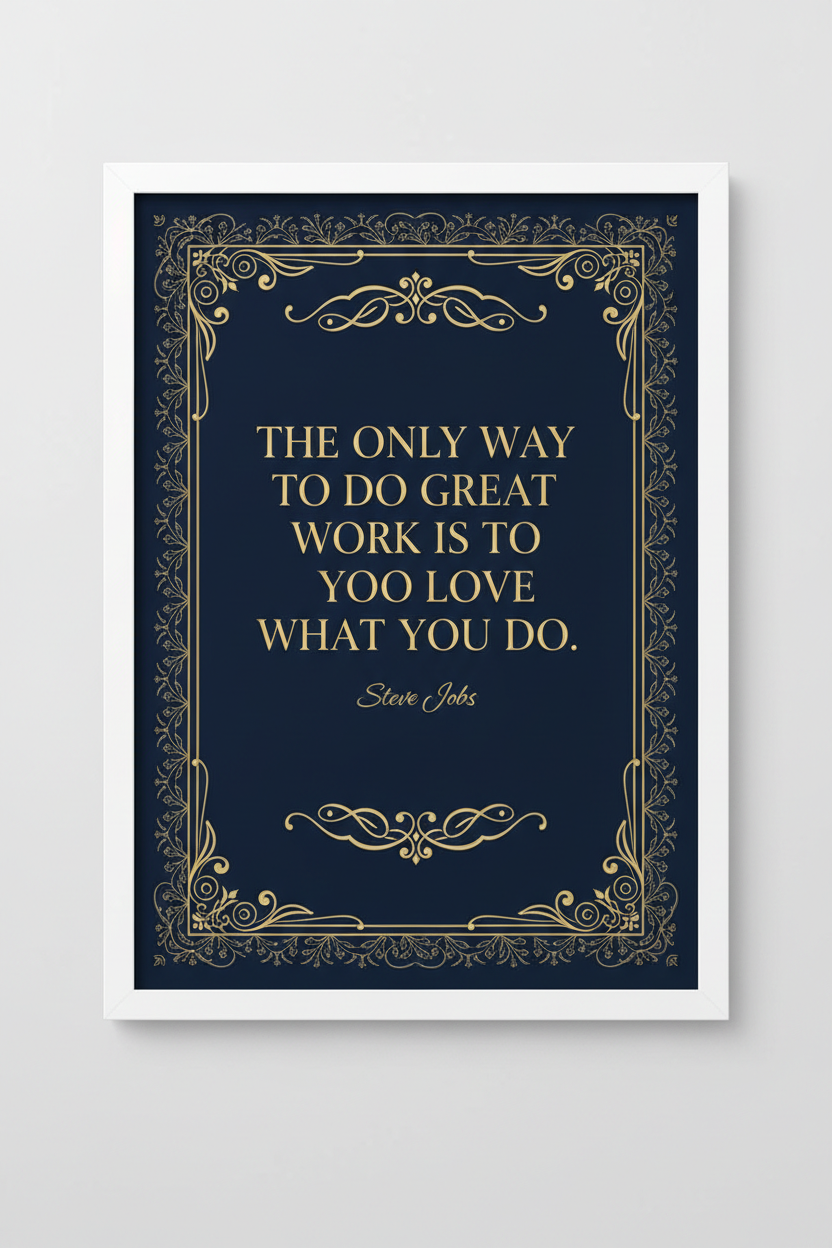 Motivational Quote Wall Art