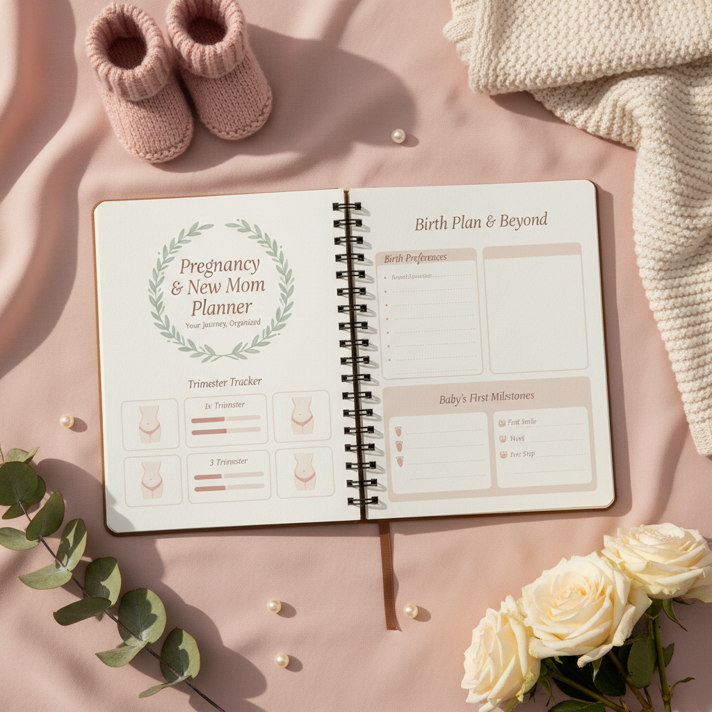 Pregnancy, Newborn & New Mom Planner – The Complete Journey