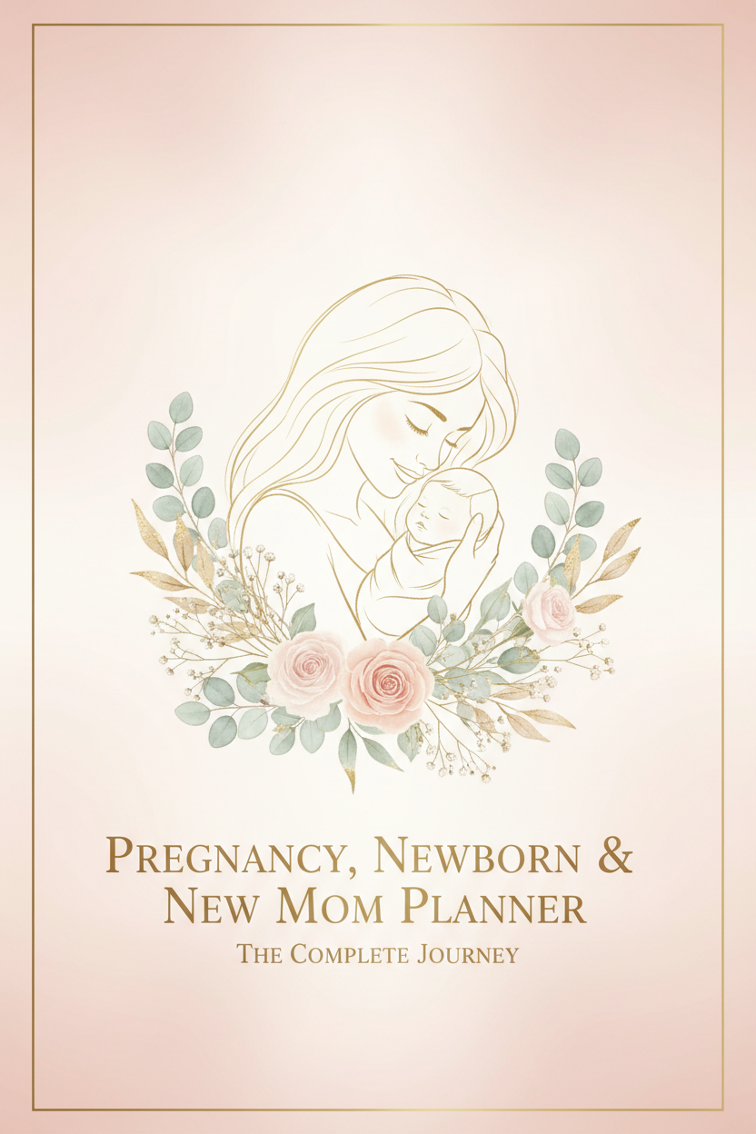Pregnancy, Newborn & New Mom Planner – The Complete Journey