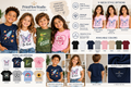 PrintFlowStudio Kids Graphic T-Shirts styles colors and designs