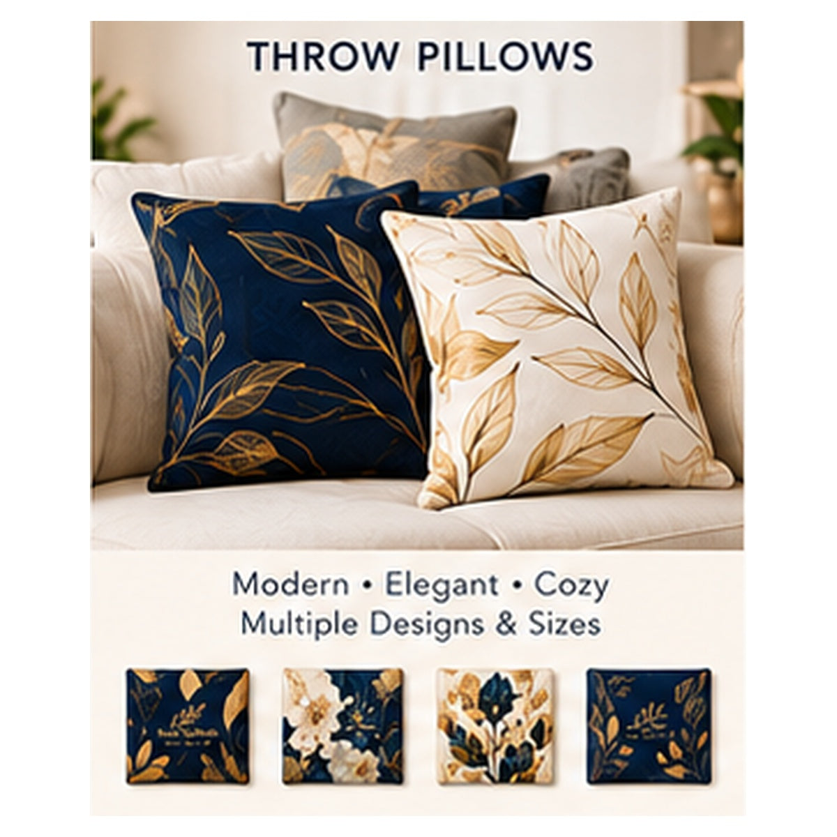 PrintFlowStudio throw pillow product showcase