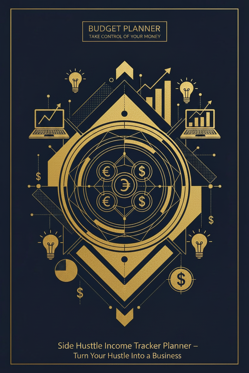 Side Hustle Income Tracker Planner