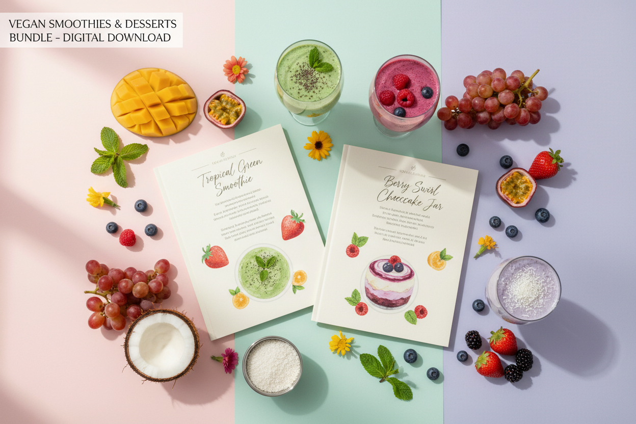 Vegan Smoothies and Desserts Bundle