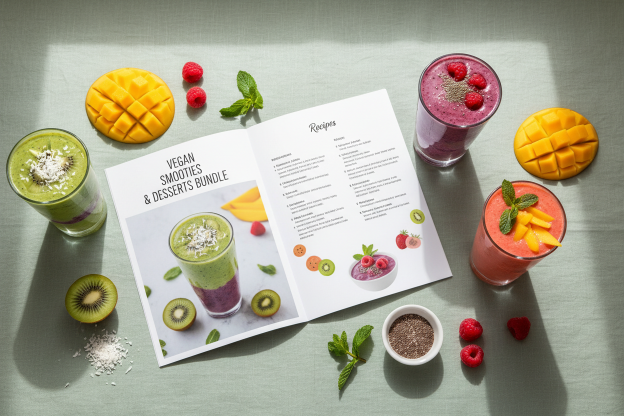 Vegan Smoothies and Desserts Bundle
