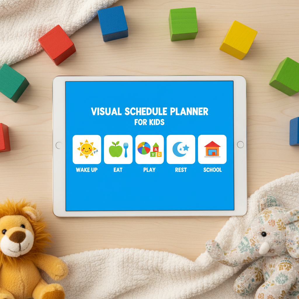 Visual Schedule Planner Mockup