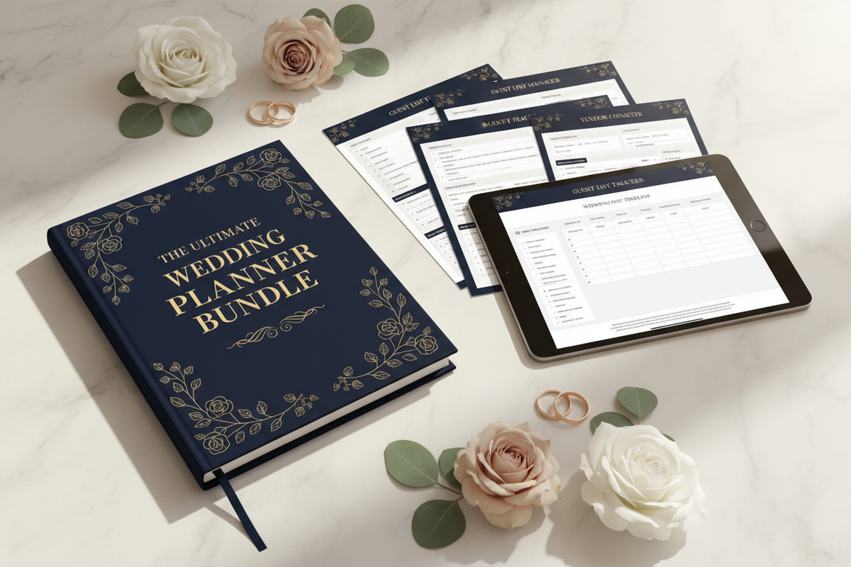 Wedding Planner Bundle Mockup